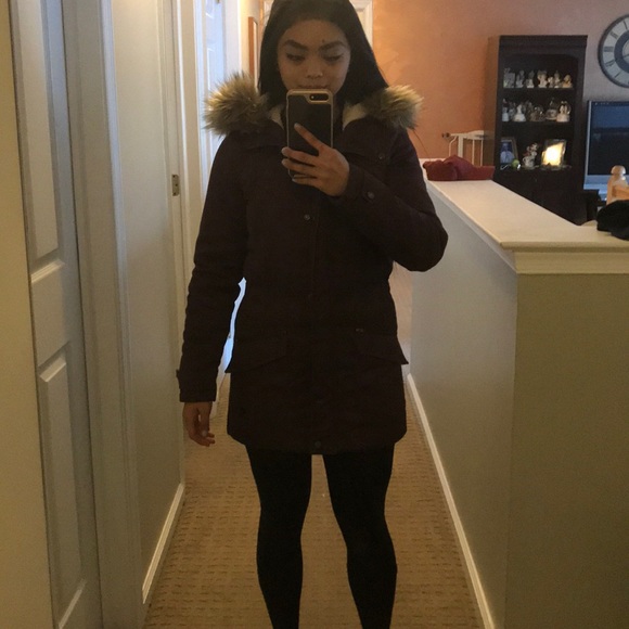 ASOS Brown Parka w Fur and Sherpa Lined Hood🌼 - Picture 2 of 3